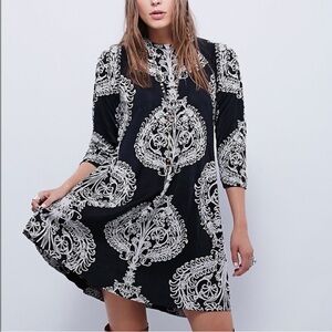 Free People Tree Swing Tunic. Night Combo Color.